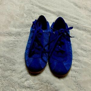 Authentic navy blue coach sneakers size 5.5